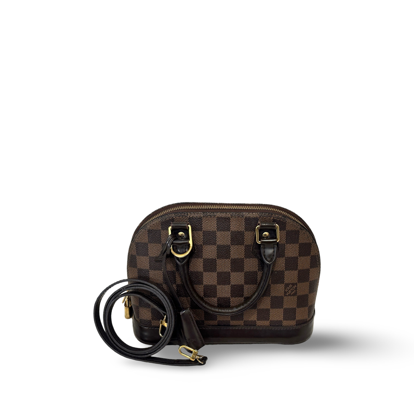 Louis Vuitton Damier Ebene Canvas Alma BB Brown