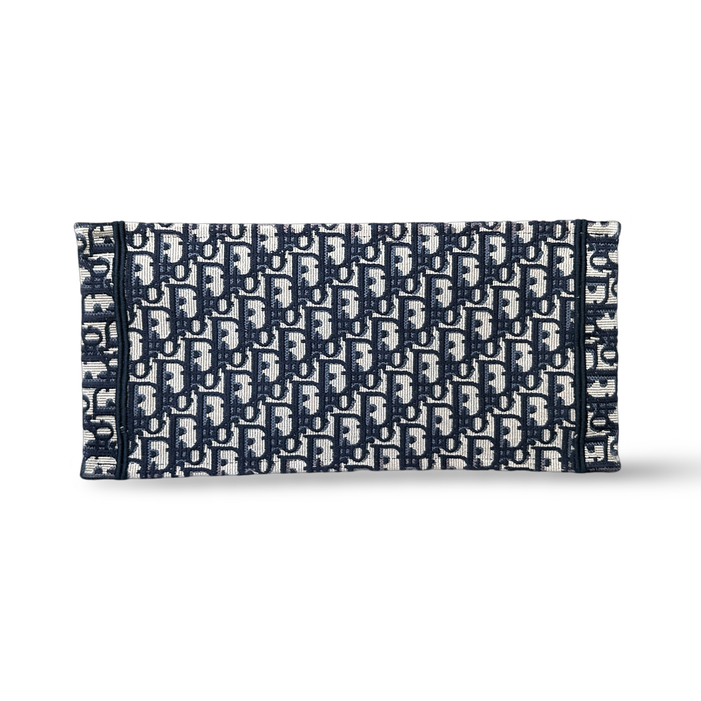 Dior Canvas Medium Stripe Tote Bag - Navy