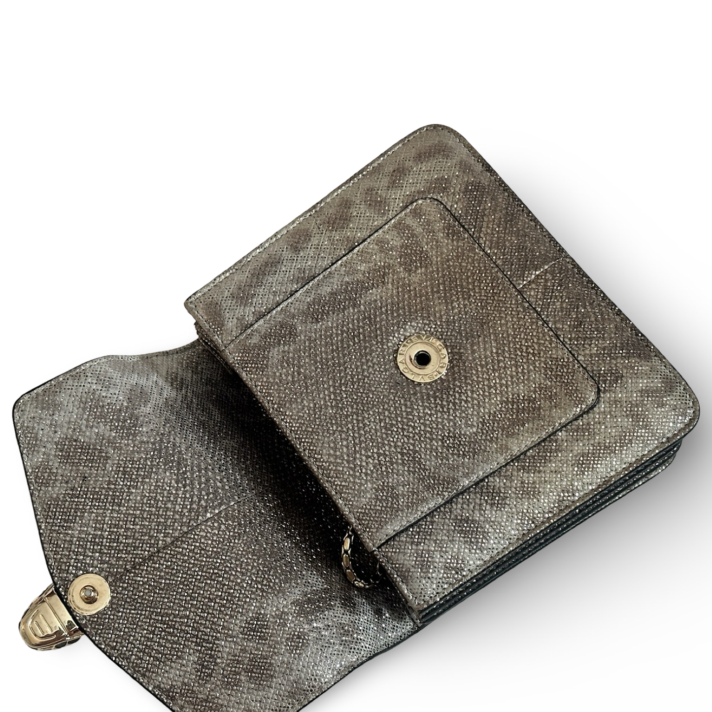 Bvlgari Snake Skin Serpenti Forever Top Handle Bag - GHW / Brown