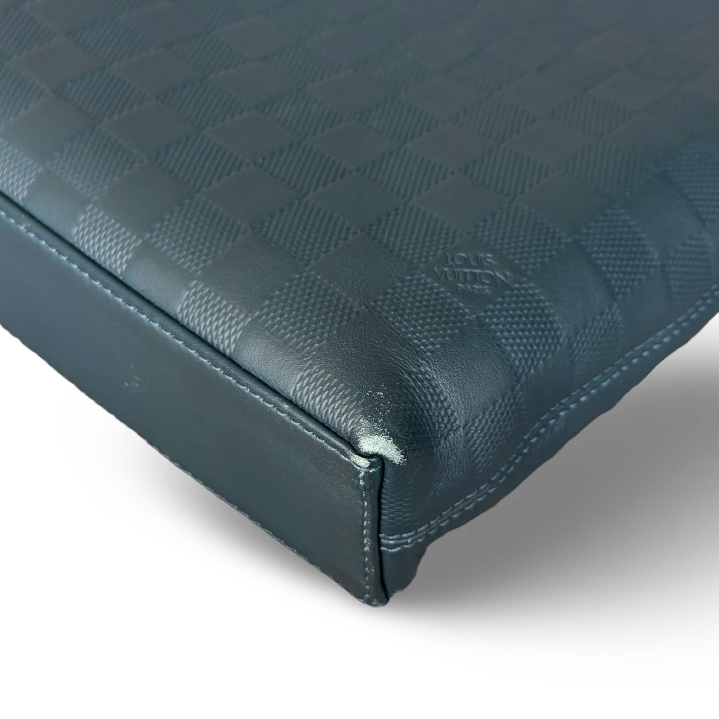 Louis Vuitton Damier Infini Porte-Documents w/ Strap - Navy