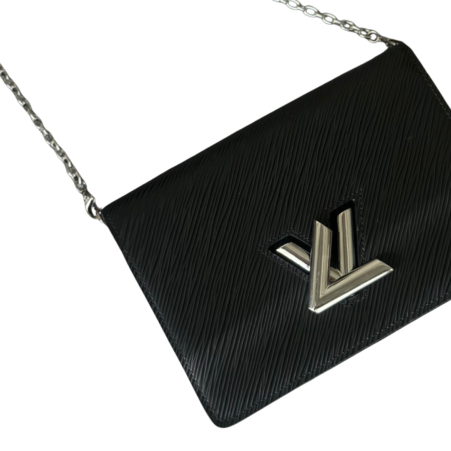 Louis Vuitton Epi Twist Belt WOC Silver - Black