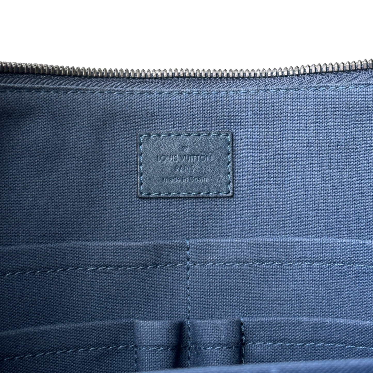 Louis Vuitton Damier Infini Porte-Documents w/ Strap - Navy