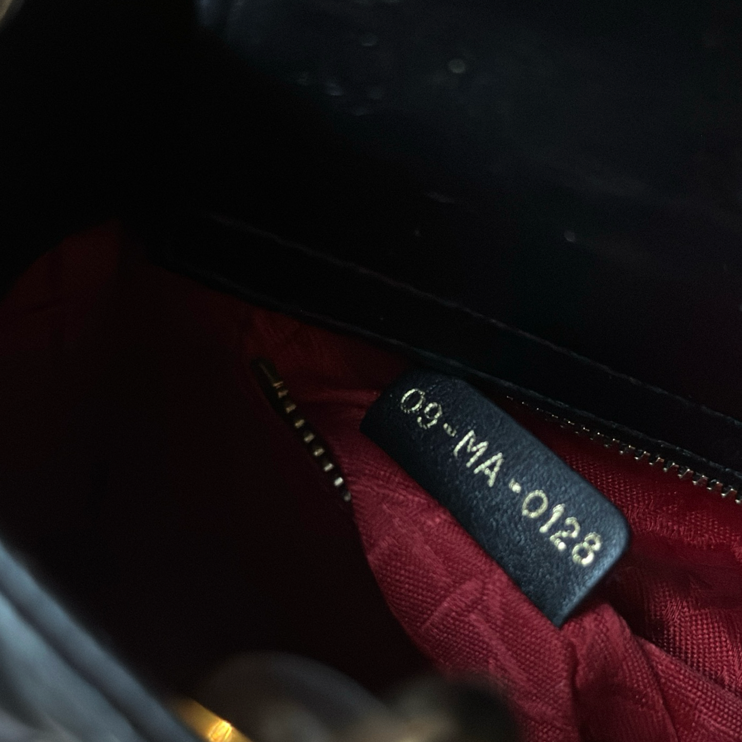 Dior Abc Charms Calfskin Small Lady Bag - GHW / Black