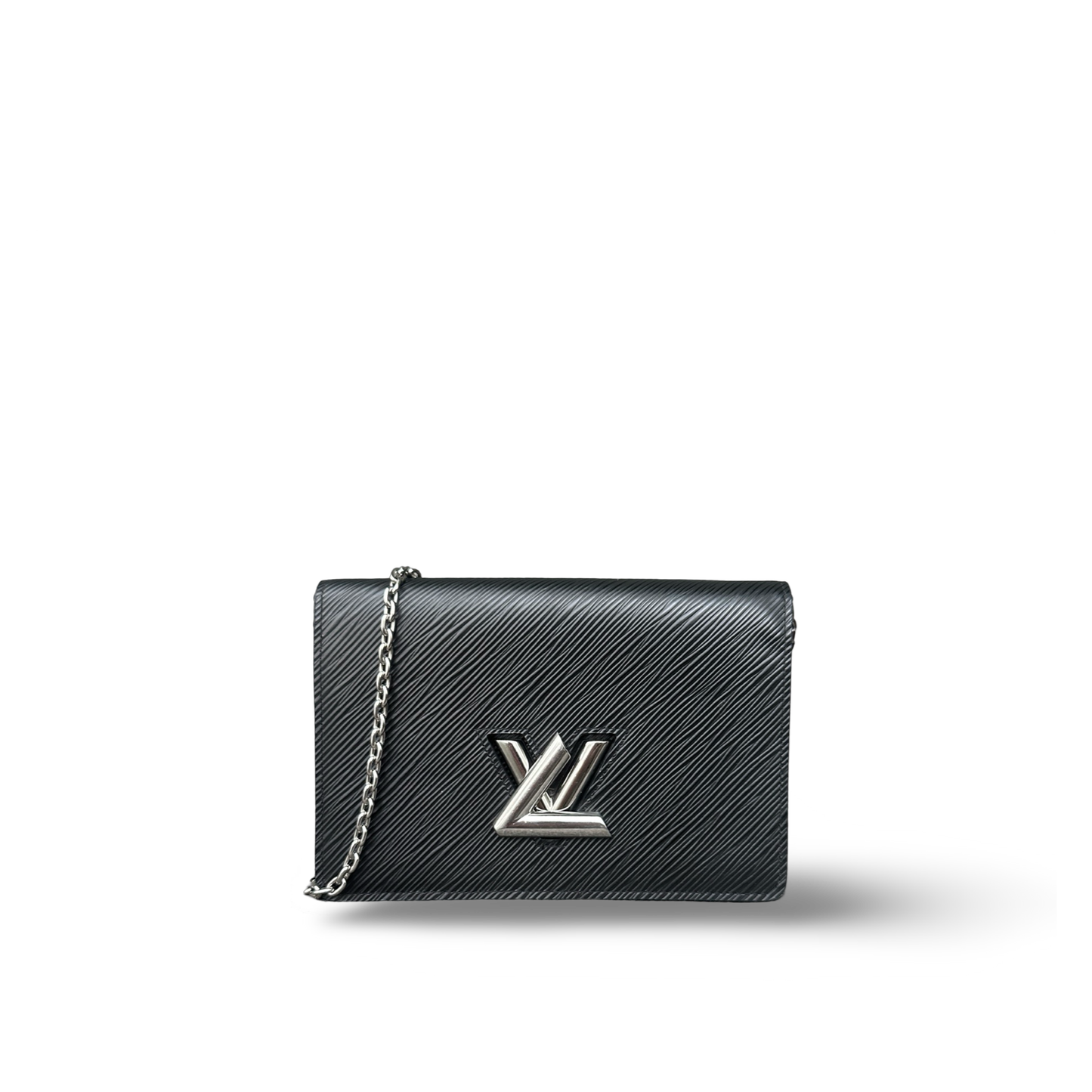 Louis Vuitton Epi Twist Belt WOC Silver - Black
