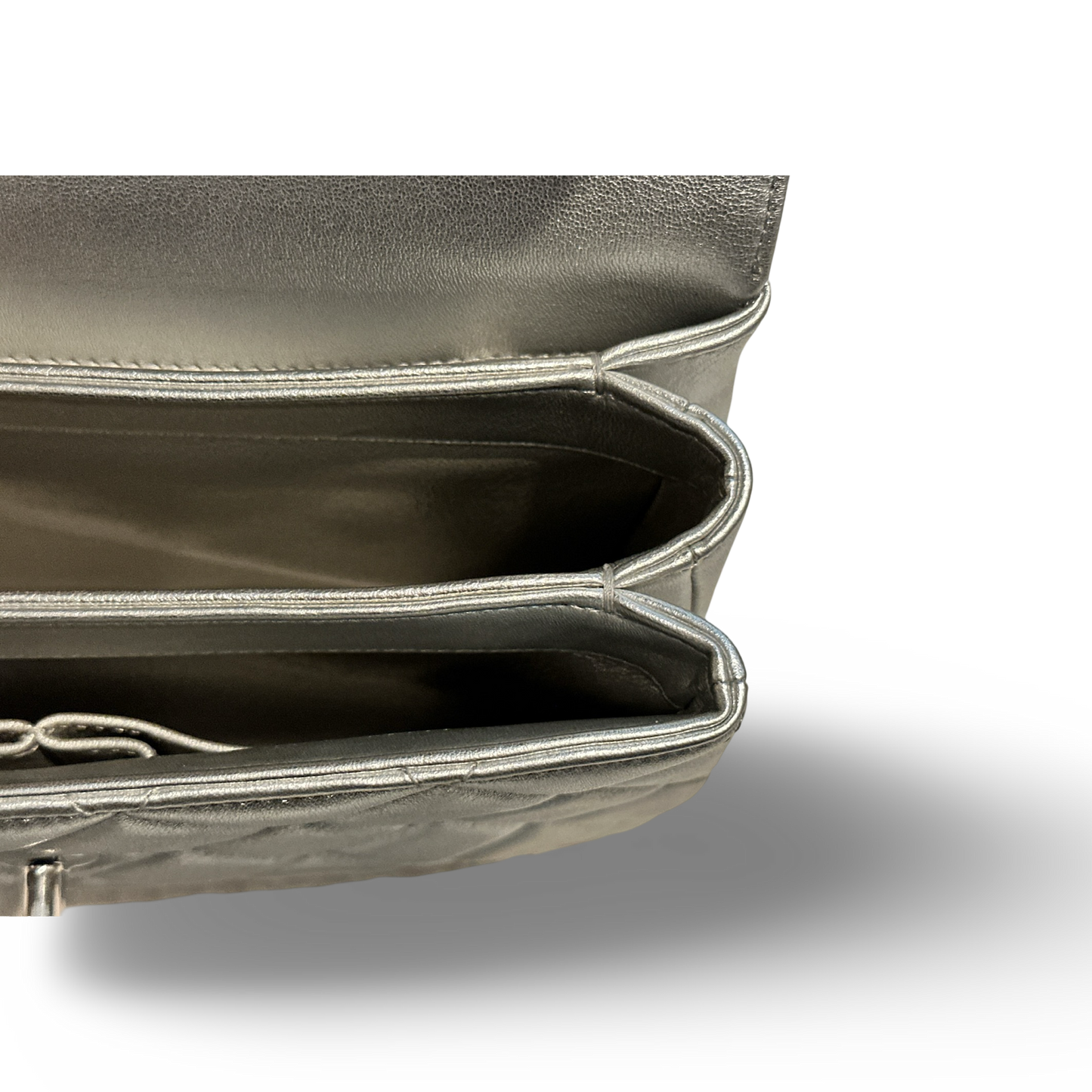 Chanel Classic Lambskin Medium Trendy CC Flap - SHW / Sliver