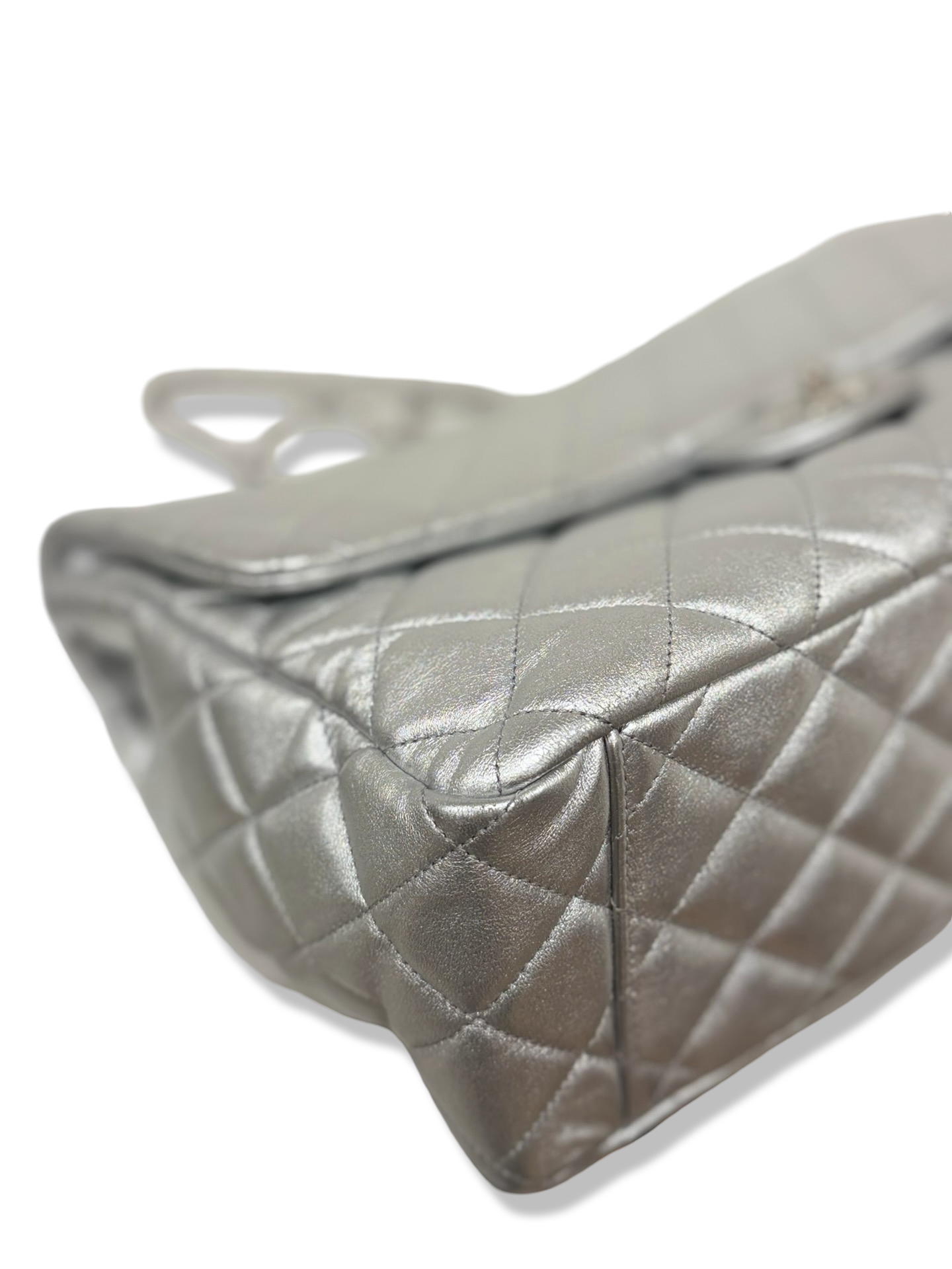 Chanel Quilted Lambskin XXL Airport Single Flap - SHW / Metallic