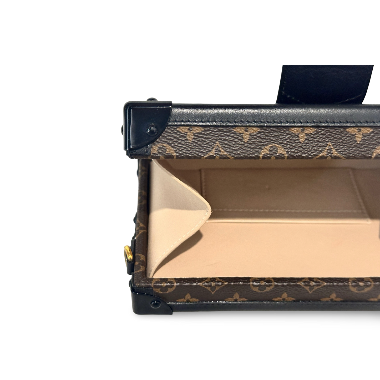 Louis Vuitton Monogram Petite Malle Beige Box