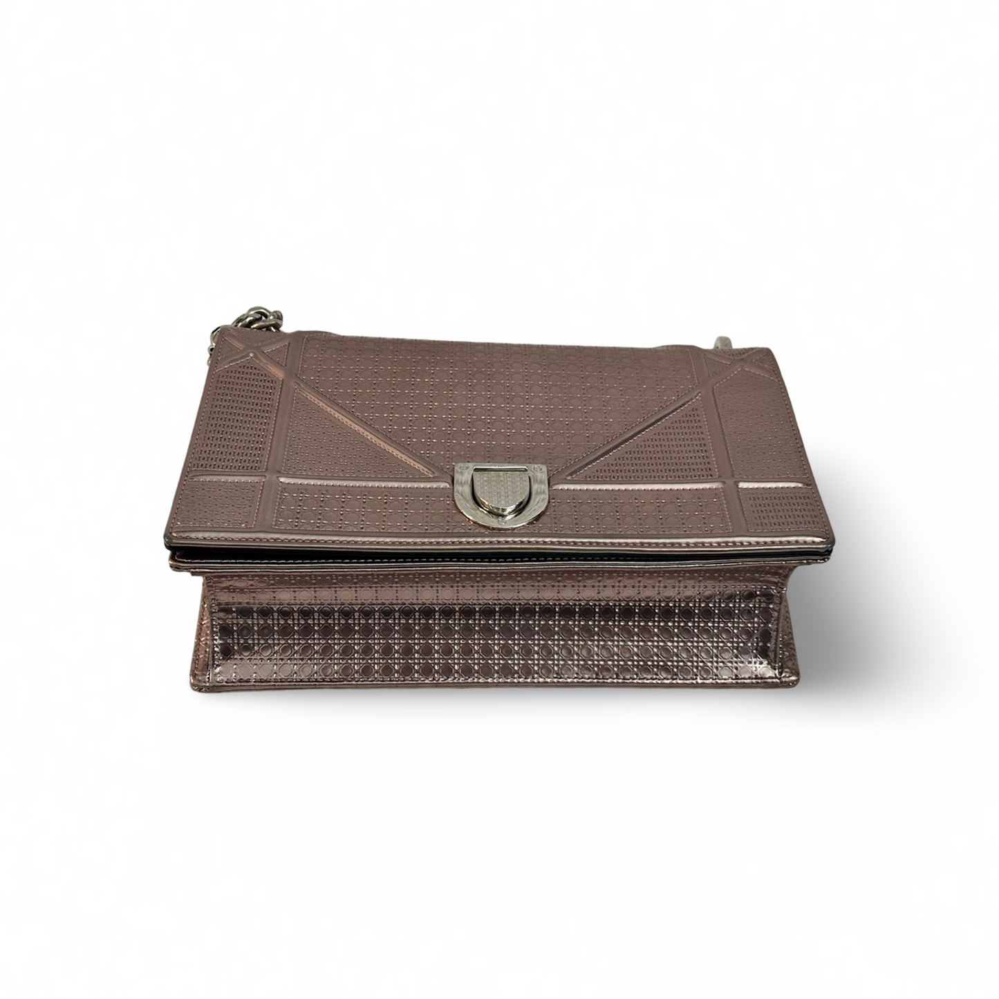 Dior Medium Diorama Bag - SHW / Metallic Pink