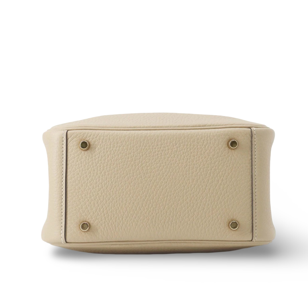 Hermes Clemerce Mini Lindy II Bag- GHW / Gris Trench