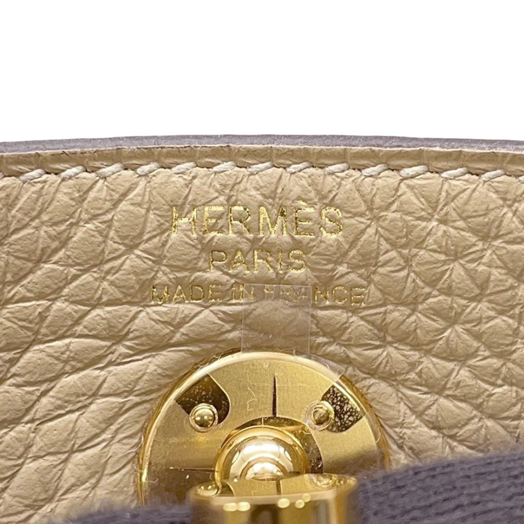 Hermes Clemerce Mini Lindy II Bag- GHW / Gris Trench