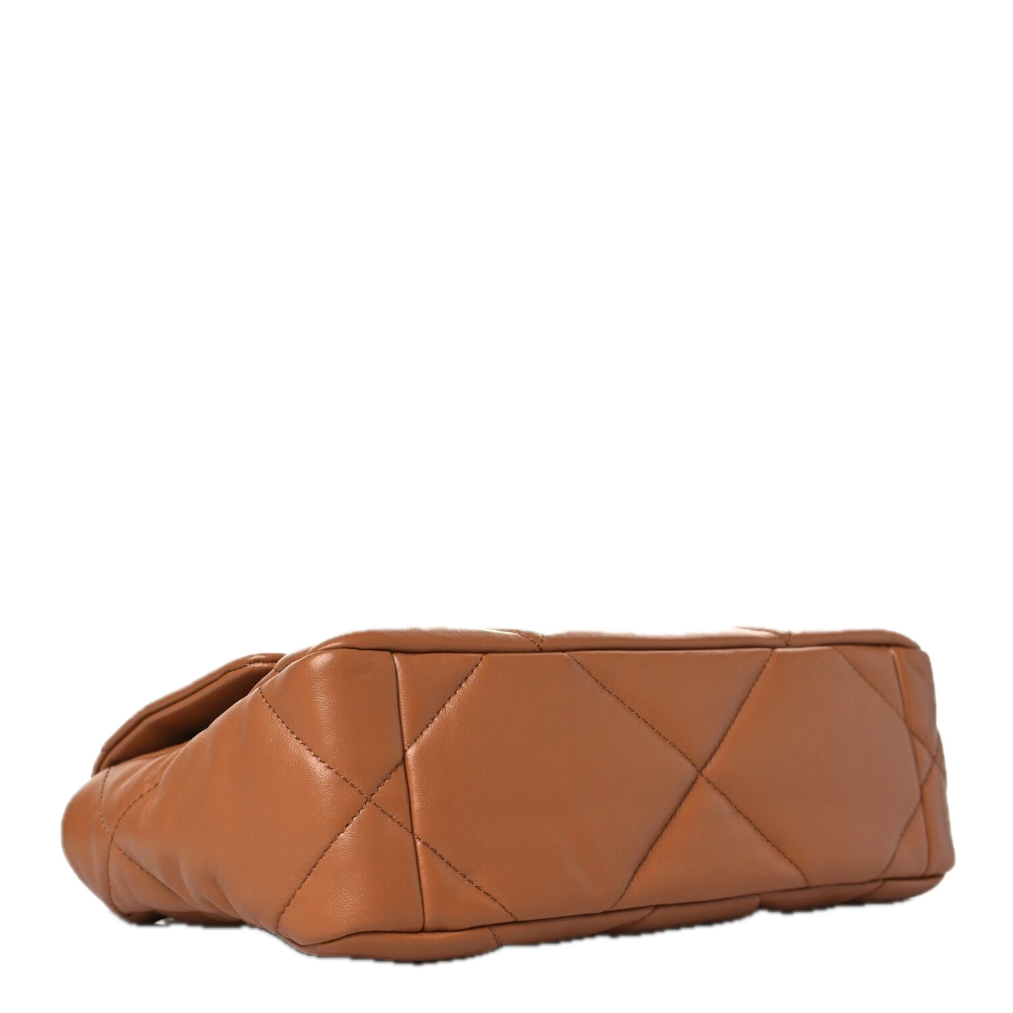 Chanel Quilted Lambskin Small 19 Bag - GHW / Caramel